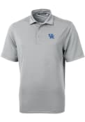 K-State Wildcats Cutter and Buck Virtue Eco Pique Polo Shirt - Grey