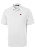Rutgers Scarlet Knights Cutter and Buck Virtue Eco Pique Polo Shirt - White