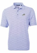 Florida Gulf Coast Eagles Cutter and Buck Virtue Eco Pique Botanical Polo Shirt - Blue