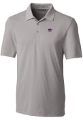 Cutter and Buck Mens Grey K-State Wildcats Forge Polo Shirt