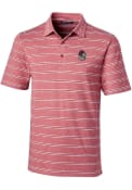 Georgia Bulldogs Cutter and Buck Forge Heathered Stripe Polo Shirt - Red