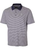 Georgetown Hoyas Cutter and Buck Forge Tonal Stripe Polo Shirt - Navy Blue