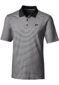 Purdue Boilermakers Cutter and Buck Forge Tonal Stripe Polo Shirt - Black
