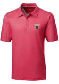 Howard Bison Cutter and Buck Pike Mini Pennant Polo Shirt - Red