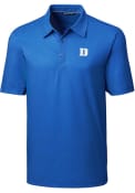 Duke Blue Devils Cutter and Buck Pike Mini Pennant Polo Shirt - Blue