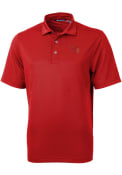 Cleveland Guardians Cutter and Buck Virtue Polo Shirt - Red