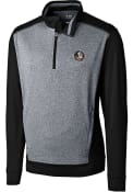 Florida State Seminoles Cutter and Buck Replay 1/4 Zip Pullover - Black