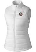 Florida State Seminoles Womens Cutter and Buck Post Alley Vest - White
