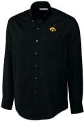 Iowa Hawkeyes Cutter and Buck Epic Dress Shirt - Black