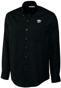 K-State Wildcats Cutter and Buck Epic Dress Shirt - Black