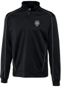 New Mexico Lobos Cutter and Buck Edge 1/4 Zip Pullover - Black