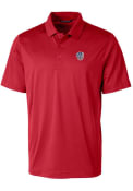 Milwaukee Brewers Cutter and Buck Prospect Textured Polo Shirt - Red