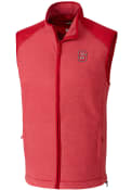 NC State Wolfpack Cutter and Buck Cedar Park Vest - Red
