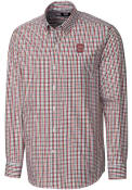 NC State Wolfpack Cutter and Buck Gilman Dress Shirt - Red