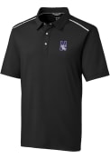 Northwestern Wildcats Cutter and Buck Fusion Polo Shirt - Black
