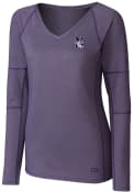 Northwestern Wildcats Womens Cutter and Buck Victory T-Shirt - Purple