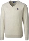 Miami Marlins Cutter and Buck Lakemont Sweater - Oatmeal