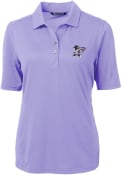Cutter and Buck Womens Lavender K-State Wildcats Virtue Polo Shirt