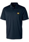 Michigan Wolverines Cutter and Buck Polo Shirt - Navy Blue