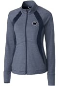 Penn State Nittany Lions Womens Cutter and Buck Shoreline 1/4 Zip Pullover - Navy Blue