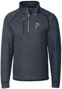 Pittsburgh Pirates Cutter and Buck Mainsail Sweater 1/4 Zip Pullover - Navy Blue