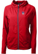 New York Mets Womens Cutter and Buck Adapt Eco Full Zip Jacket - Red