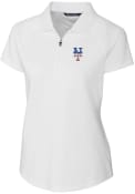 New York Mets Womens Cutter and Buck Forge Polo Shirt - White