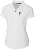 Pittsburgh Pirates Womens Cutter and Buck Forge Polo Shirt - White