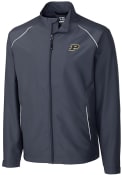 Purdue Boilermakers Cutter and Buck Beacon 1/4 Zip Pullover - Black