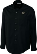 Purdue Boilermakers Cutter and Buck Epic Dress Shirt - Black