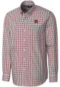 Rutgers Scarlet Knights Cutter and Buck Gilman Dress Shirt - Red