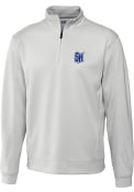 Seton Hall Pirates Cutter and Buck Edge 1/4 Zip Pullover - White