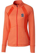 Syracuse Orange Womens Cutter and Buck Shoreline 1/4 Zip Pullover - Orange
