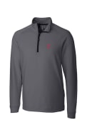 Chicago Cubs Cutter and Buck Jackson 1/4 Zip Pullover - Grey