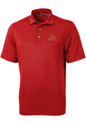 St Louis Cardinals Cutter and Buck Virtue Polo Shirt - Red