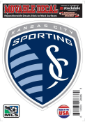 Sporting Kansas City 5x7 Logo Auto Decal - Blue