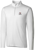 Virginia Cavaliers Cutter and Buck Pennant Sport 1/4 Zip Pullover - White