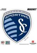 Sporting Kansas City 12x12 Primary Logo Car Magnet - Navy Blue