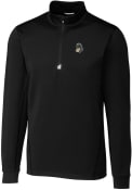 Michigan State Spartans Cutter and Buck Traverse Stretch Pullover Jackets - Black
