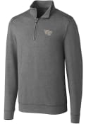 Wake Forest Demon Deacons Cutter and Buck Shoreline 1/4 Zip Pullover - Grey
