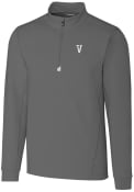 Villanova Wildcats Cutter and Buck Traverse Stretch Pullover Jackets - Grey