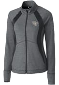 Wake Forest Demon Deacons Womens Cutter and Buck Shoreline 1/4 Zip Pullover - Grey