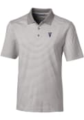 Villanova Wildcats Cutter and Buck Forge Tonal Stripe Polo Shirt - Grey