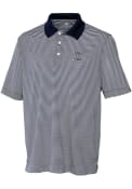 Xavier Musketeers Cutter and Buck Trevor Stripe Polo Shirt - Navy Blue