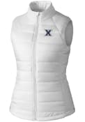 Xavier Musketeers Womens Cutter and Buck Post Alley Vest - White