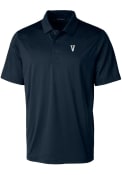 Villanova Wildcats Cutter and Buck Prospect Textured Polo Shirt - Navy Blue