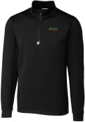 Florida A&M Rattlers Cutter and Buck Traverse Stretch 1/4 Zip Pullover - Black
