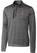 Washington State Cougars Cutter and Buck Stealth Heathered 1/4 Zip Pullover - Grey