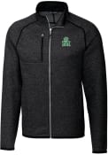 Marshall Thundering Herd Cutter and Buck Mainsail Full Zip Jacket - Charcoal
