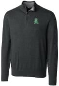 Marshall Thundering Herd Cutter and Buck Lakemont 1/4 Zip Pullover - Charcoal